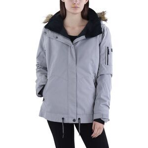 Roxy Womens Gray Cold Weather Snow Winter Parka Coat Outerwear NWT
